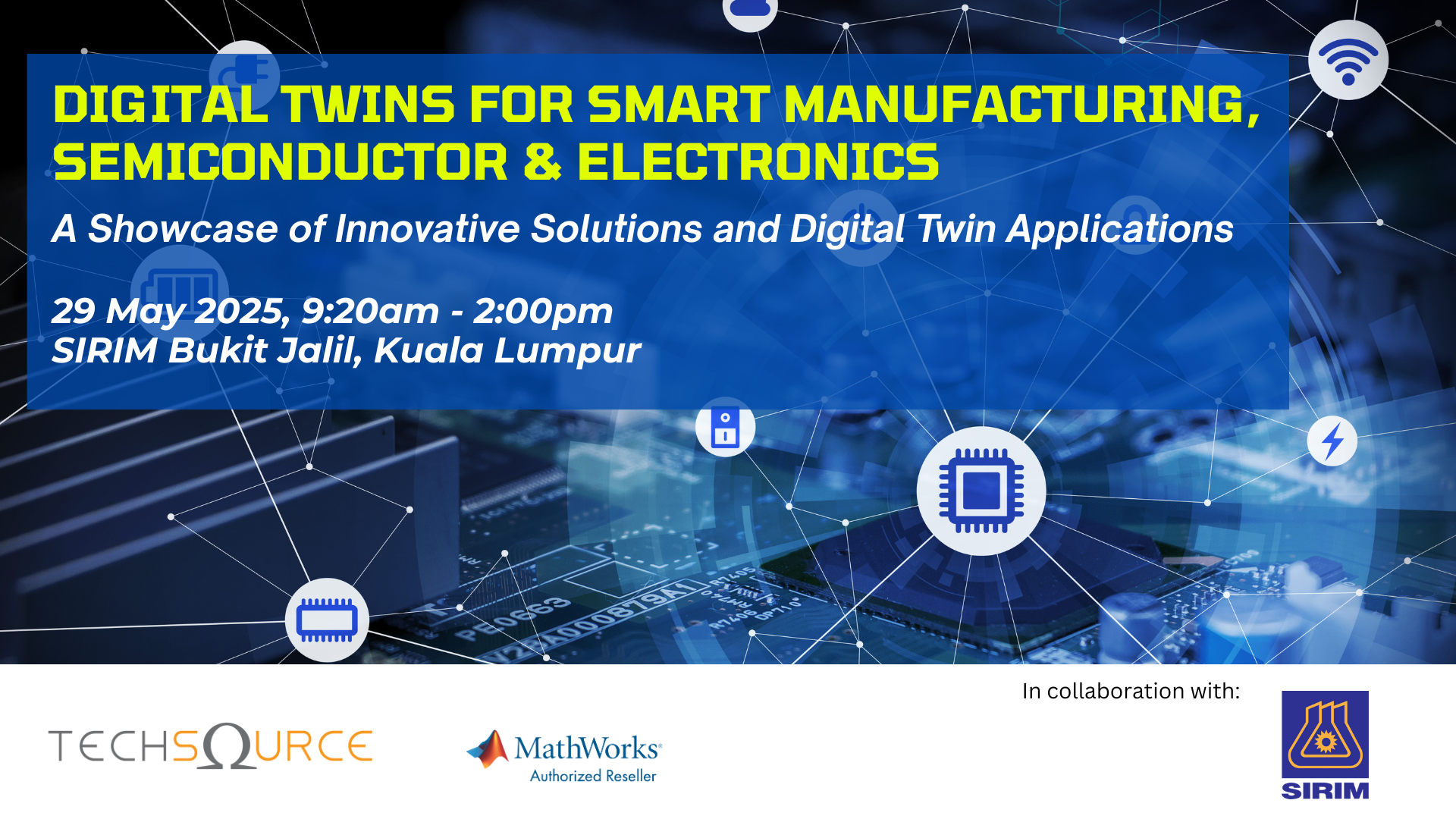Solutions Showcase Day : Digital Twins for Semiconductor and Electronics