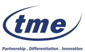 TME logo with tagline