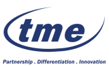 TME logo with tagline