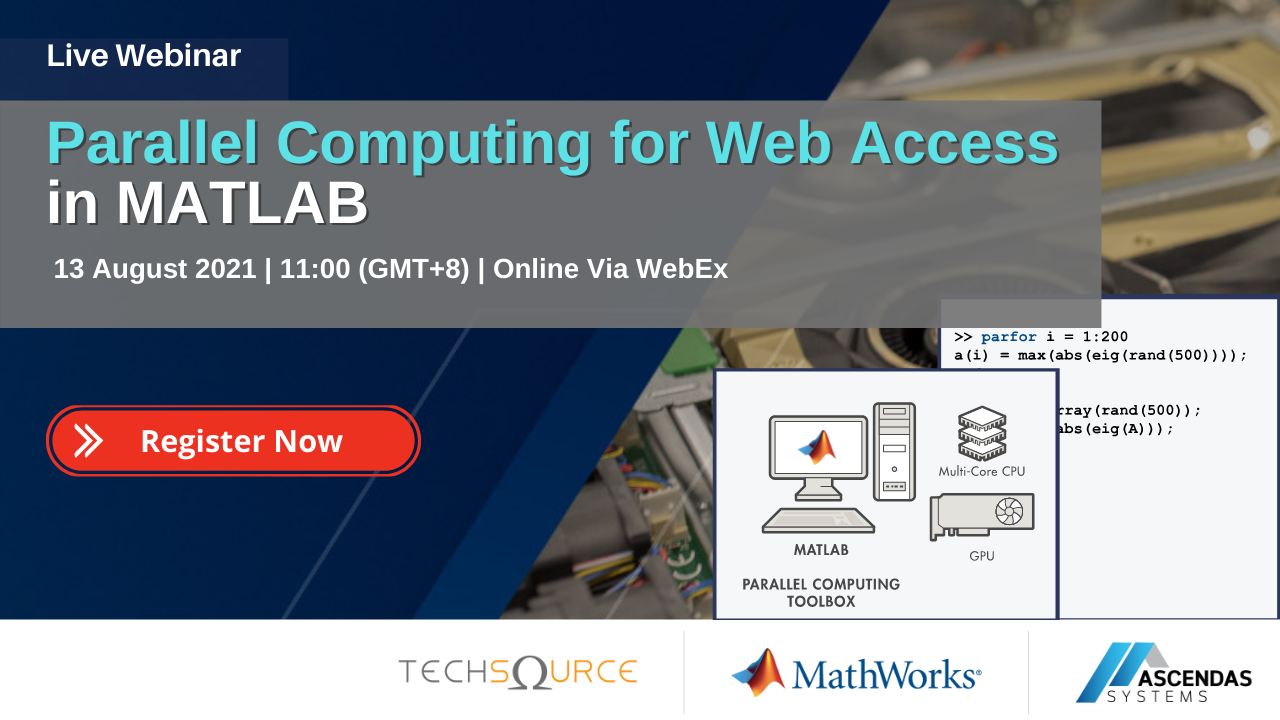 [Live Webinar] Parallel Computing for Web Access in MATLAB