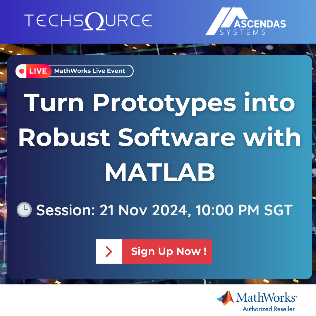 MathWorks Live Event: Turn Prototypes into Robust Software with MATLAB